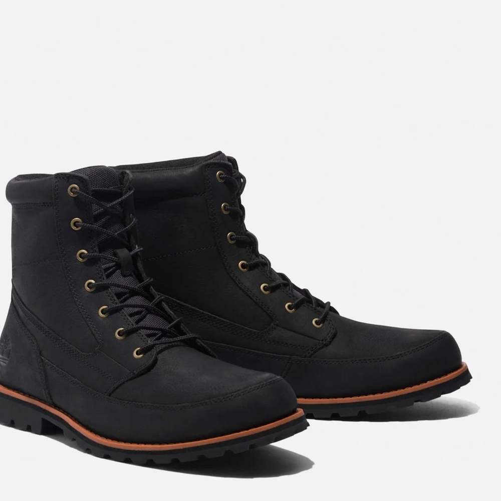 Timberland Men's Black Leather Boots